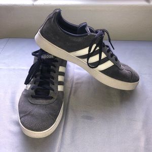 Navy Blue Suede Adidas Sneakers